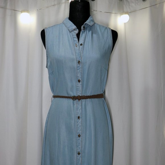 Kut from the Kloth Dresses & Skirts - Kut Women's Maxi Dress Button Down Denim